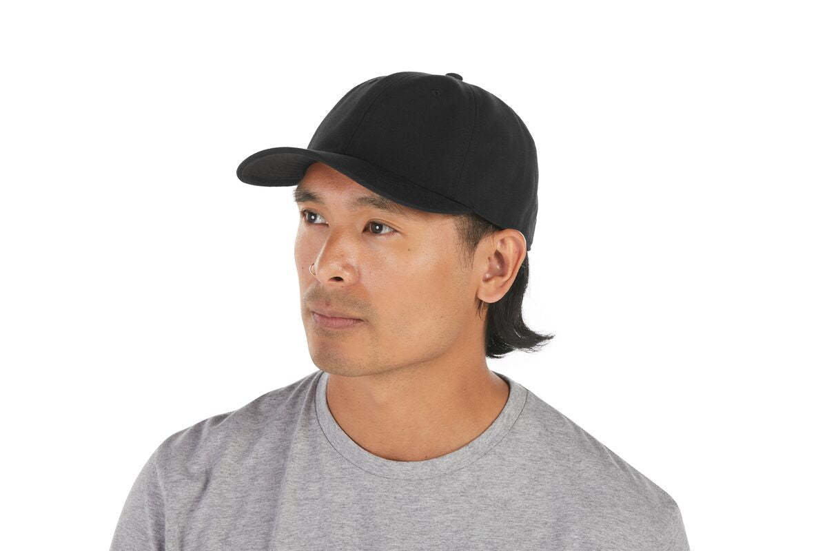 recycled-poly-dad-hat-h3 WebPDP-HAT004002_Recycled_Poly_Dad_Hat_Black_Studio_Harper_Studios_0723_Side__HAT004002OS.jpg